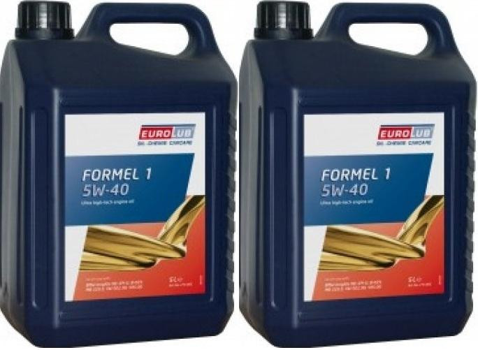 Eurolub Formel 1 5W-40 Motoröl 2x 5 = 10 Liter