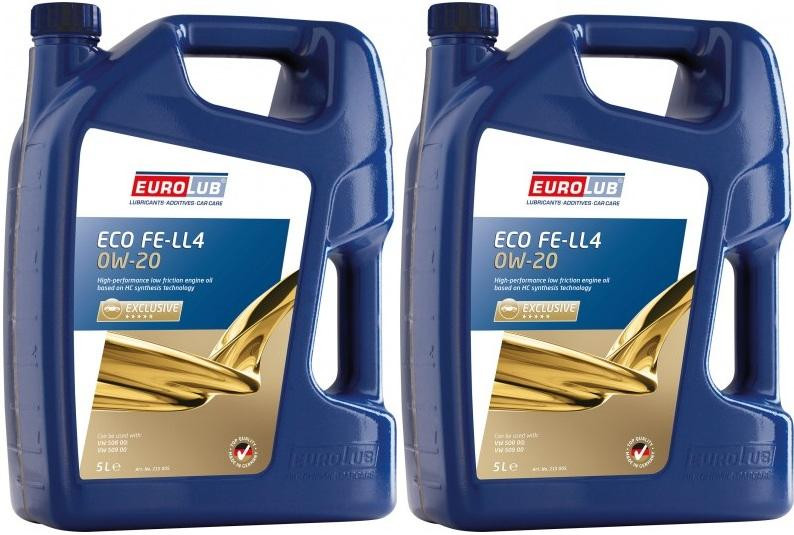 Eurolub FE-LL4 0W-20 Motoröl 2x 5 = 10 Liter