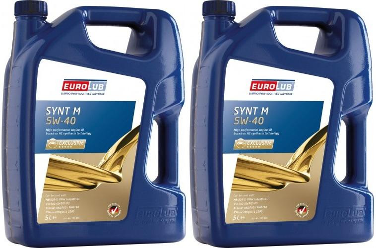 EUROLUB SYNT M 5W/40 2x 5 = 10 Liter
