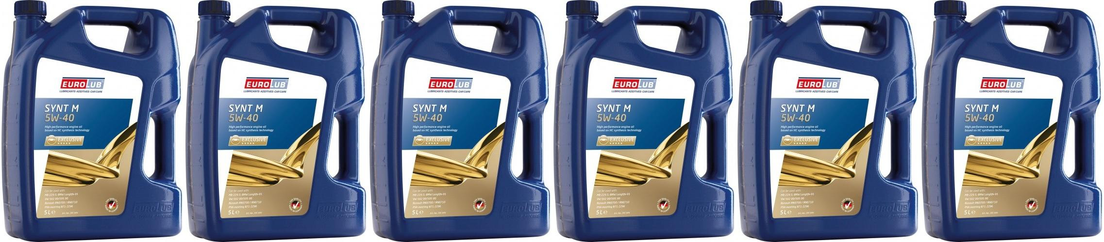 EUROLUB SYNT M 5W/40 6x 5 = 30 Liter