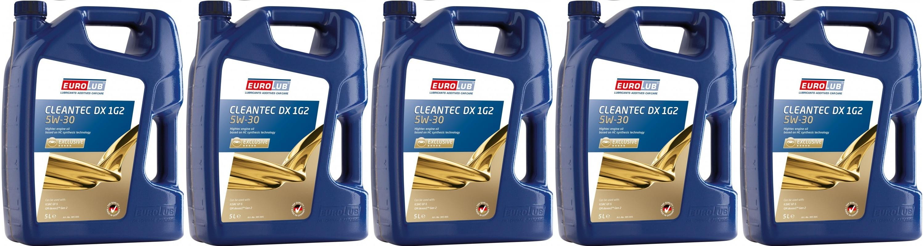 EUROLUB CLEANTEC DX 1G2 5W/30 5x 5 = 25 Liter