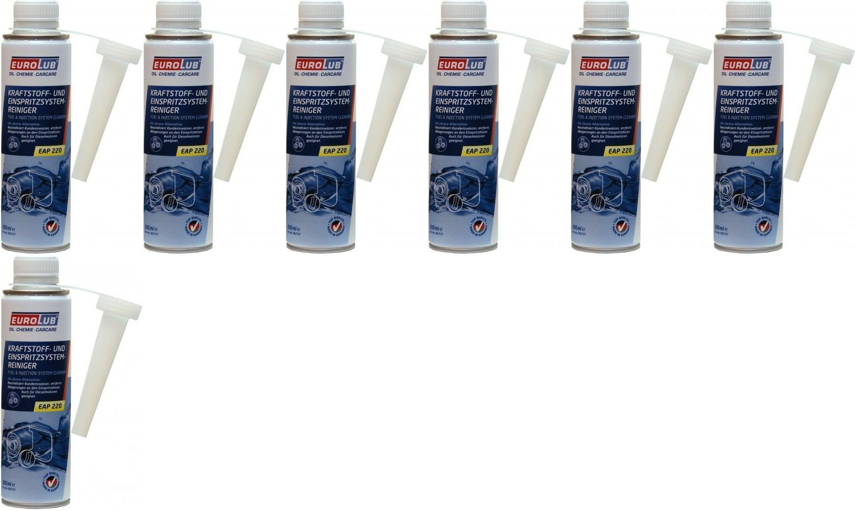 Eurolub Kraftstoff-und Einspritzsystem-Reiniger 7x 300 Milliliter