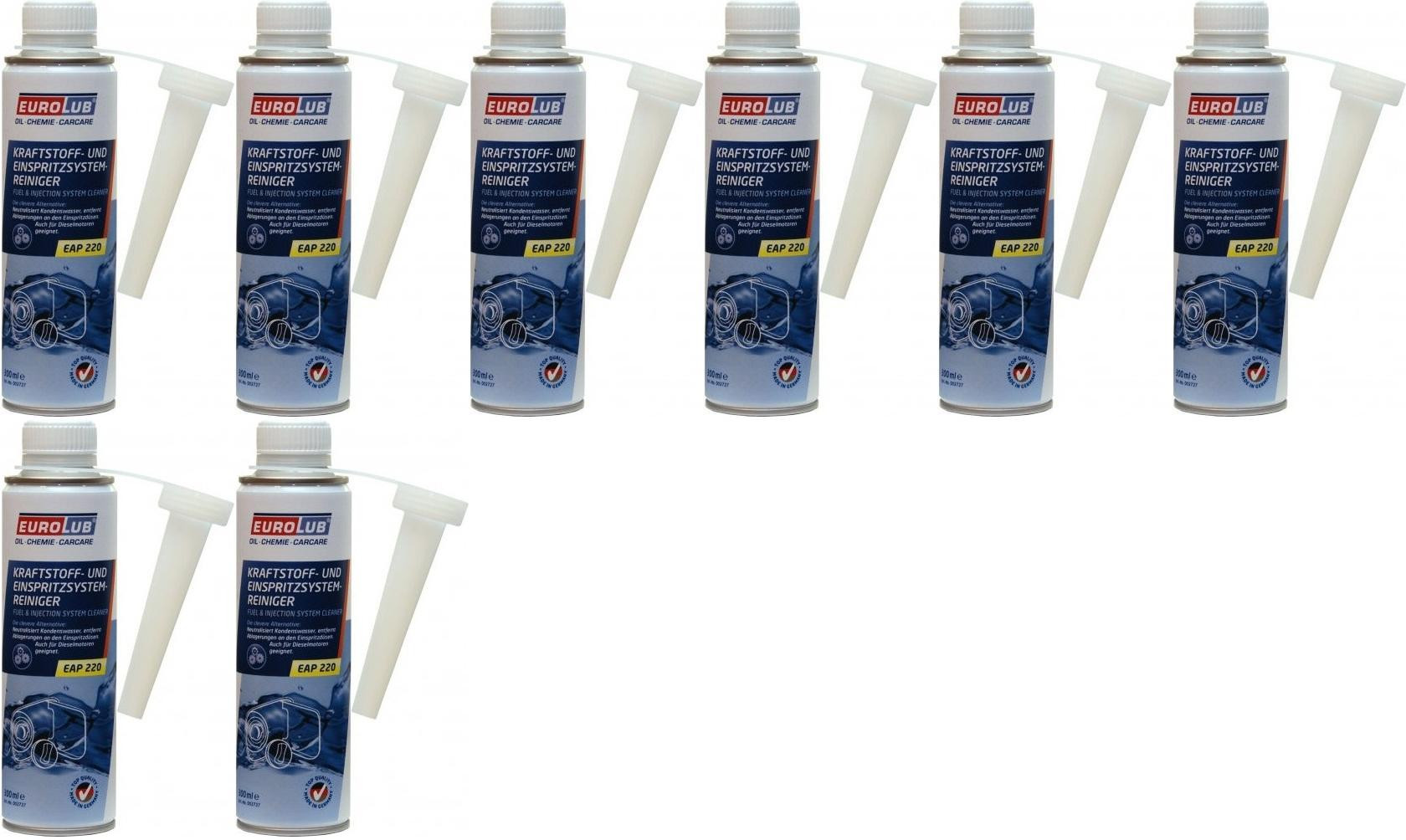 Eurolub Kraftstoff-und Einspritzsystem-Reiniger 8x 300 Milliliter