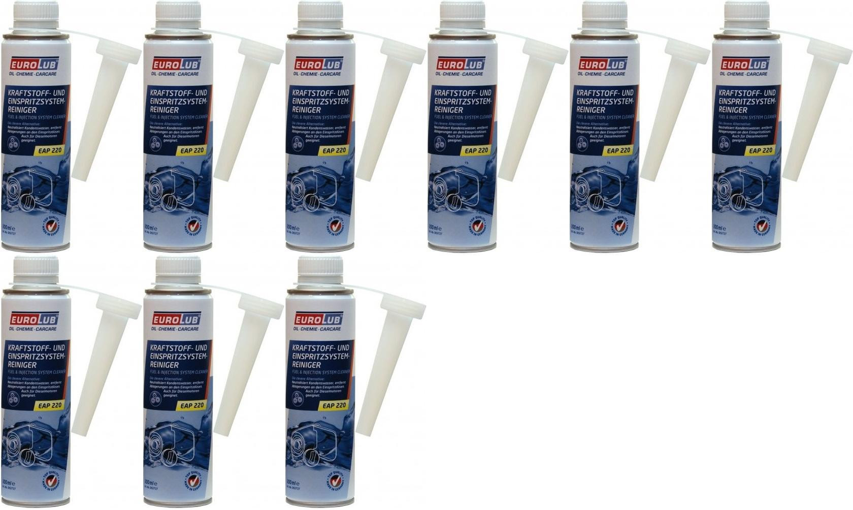 Eurolub Kraftstoff-und Einspritzsystem-Reiniger 9x 300 Milliliter