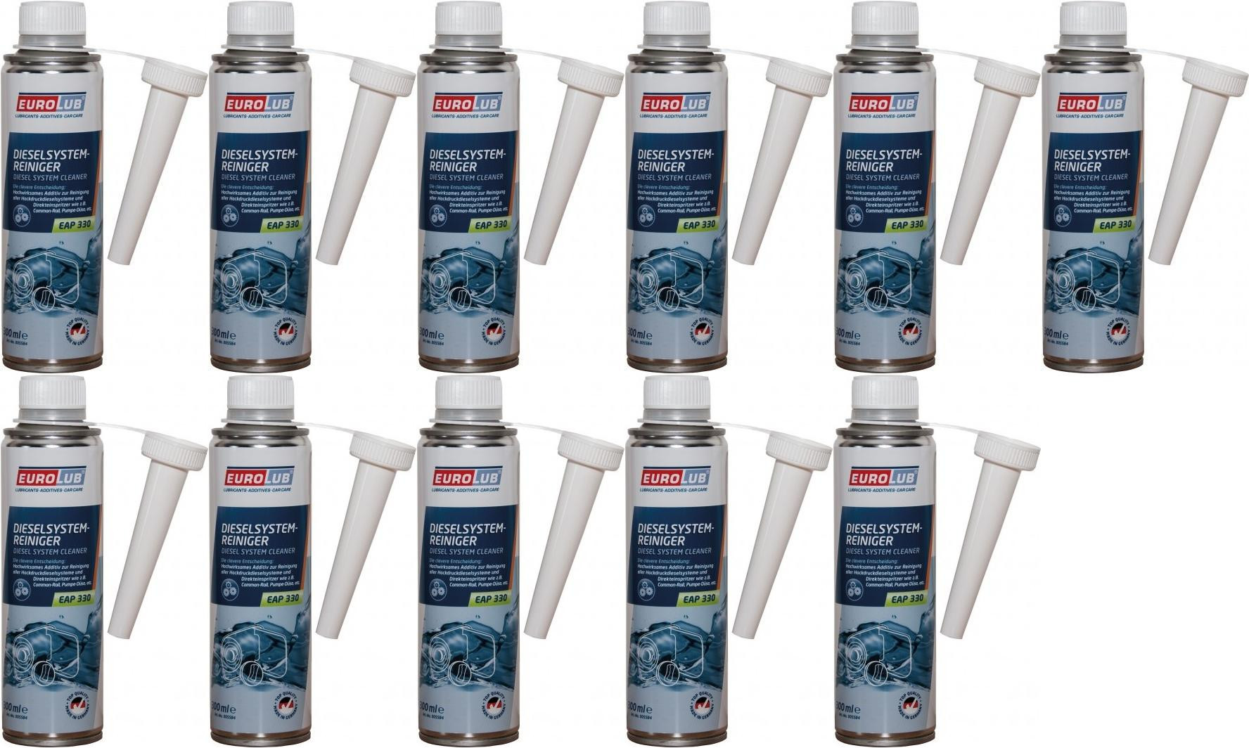 Eurolub EAP 330 Dieselsystemreiniger 11x 300 Milliliter