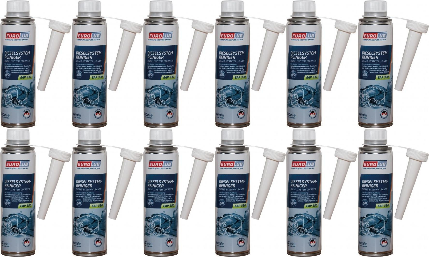 Eurolub EAP 330 Dieselsystemreiniger 12x 300 Milliliter