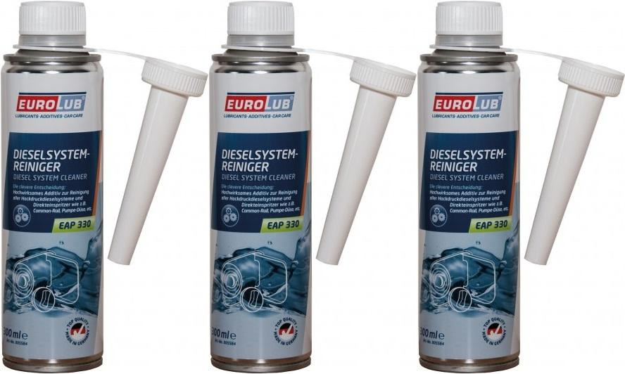 Eurolub EAP 330 Dieselsystemreiniger 3x 300 Milliliter