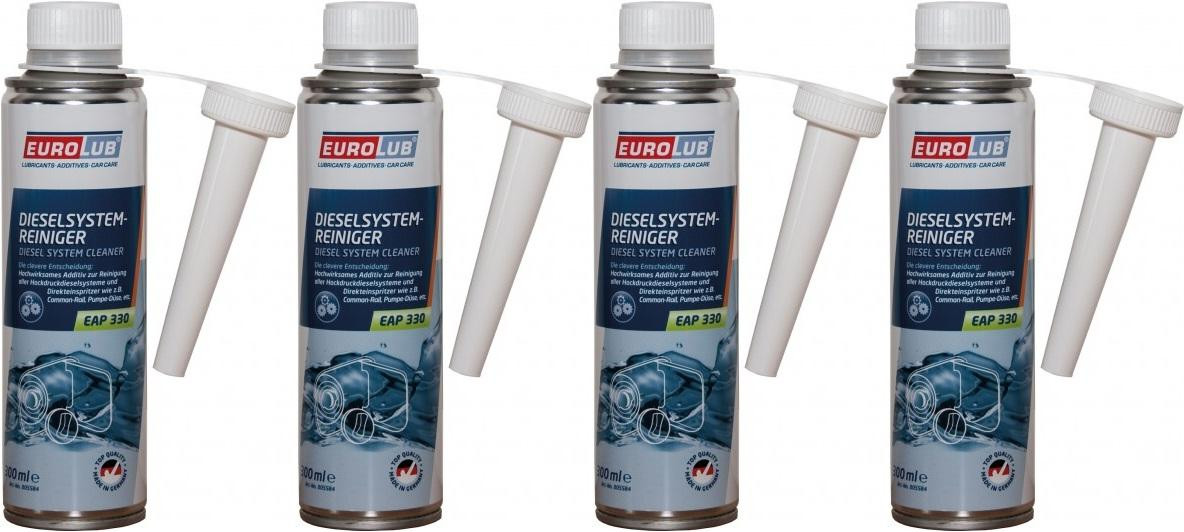 Eurolub EAP 330 Dieselsystemreiniger 4x 300 Milliliter