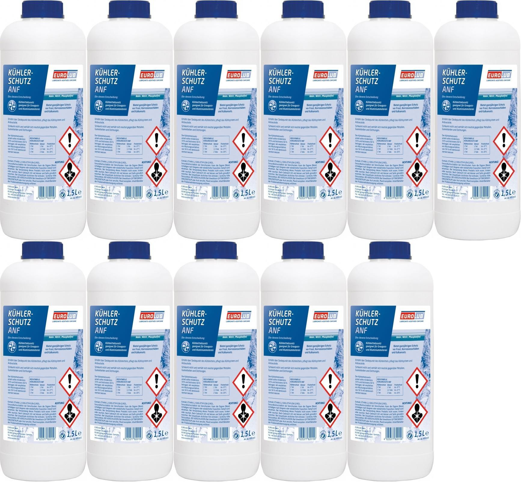 Eurolub Kühlerfrostschutz ANF Konzentrat 11 x 1,5 = 16,5 Liter
