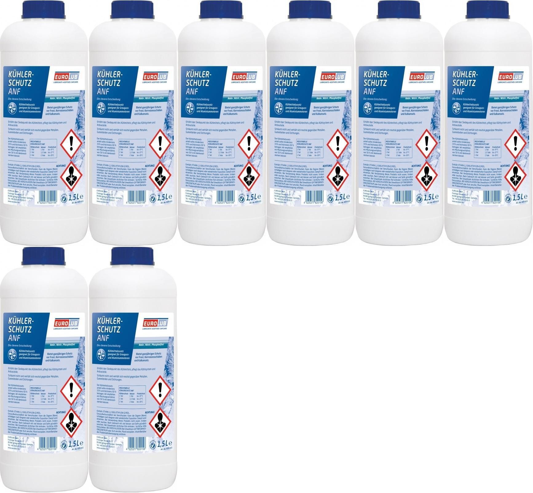 Eurolub Kühlerfrostschutz ANF Konzentrat 8 x 1,5 = 12 Liter
