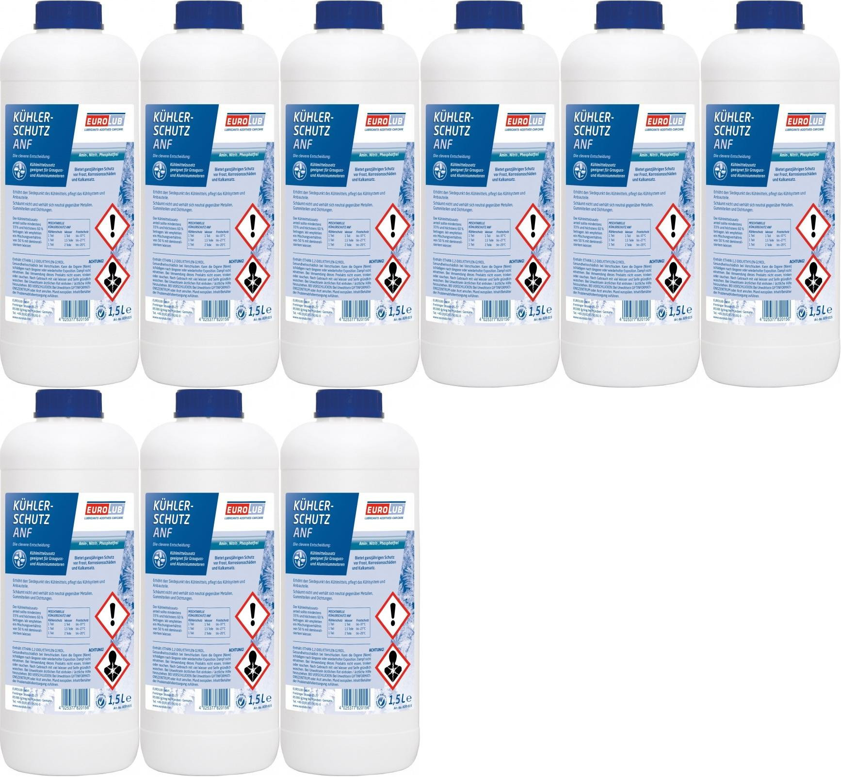 Eurolub Kühlerfrostschutz ANF Konzentrat 9 x 1,5 = 13,5 Liter