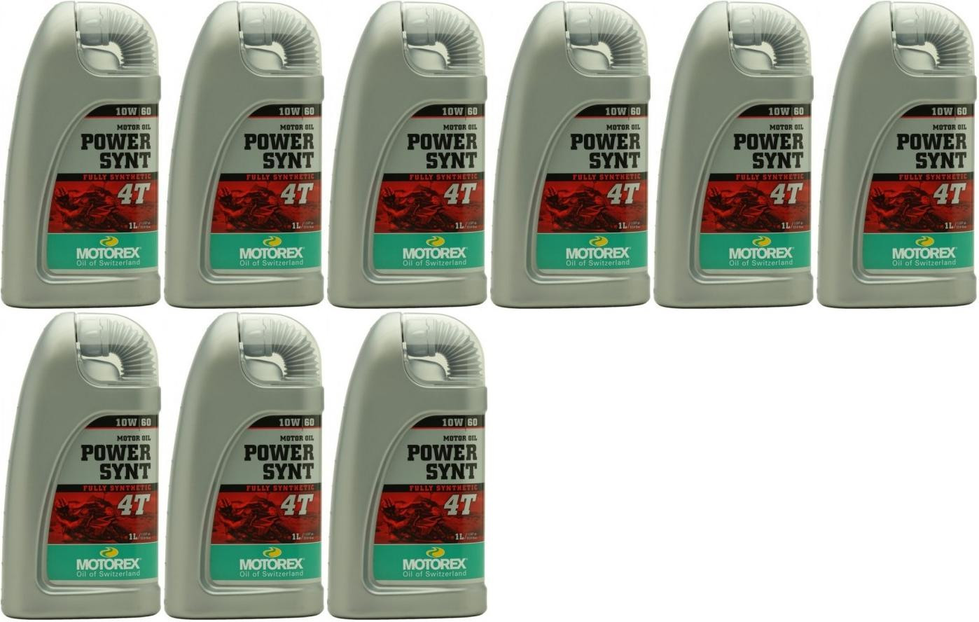MOTOREX 4T Power Synt SAE 10W-60 Motorrad Motoröl 9x 1l = 9 Liter