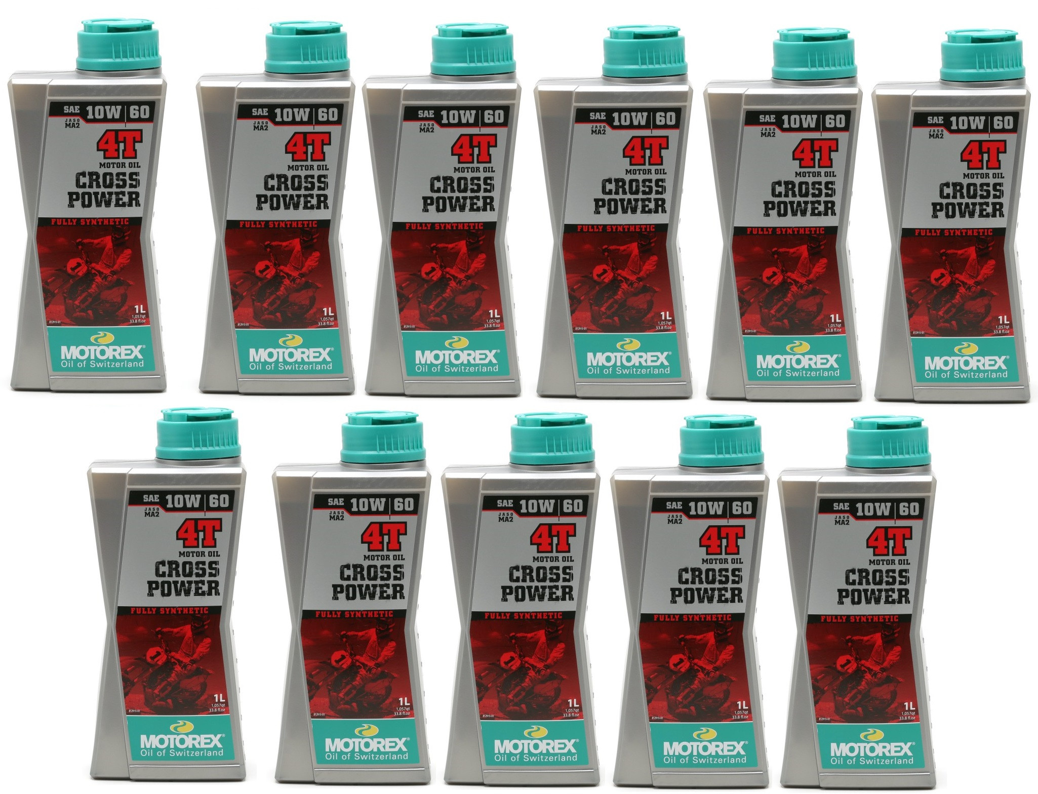 MOTOREX 4T Cross Power SAE 10W-60 Motorrad Motoröl 11x 1l = 11 Liter