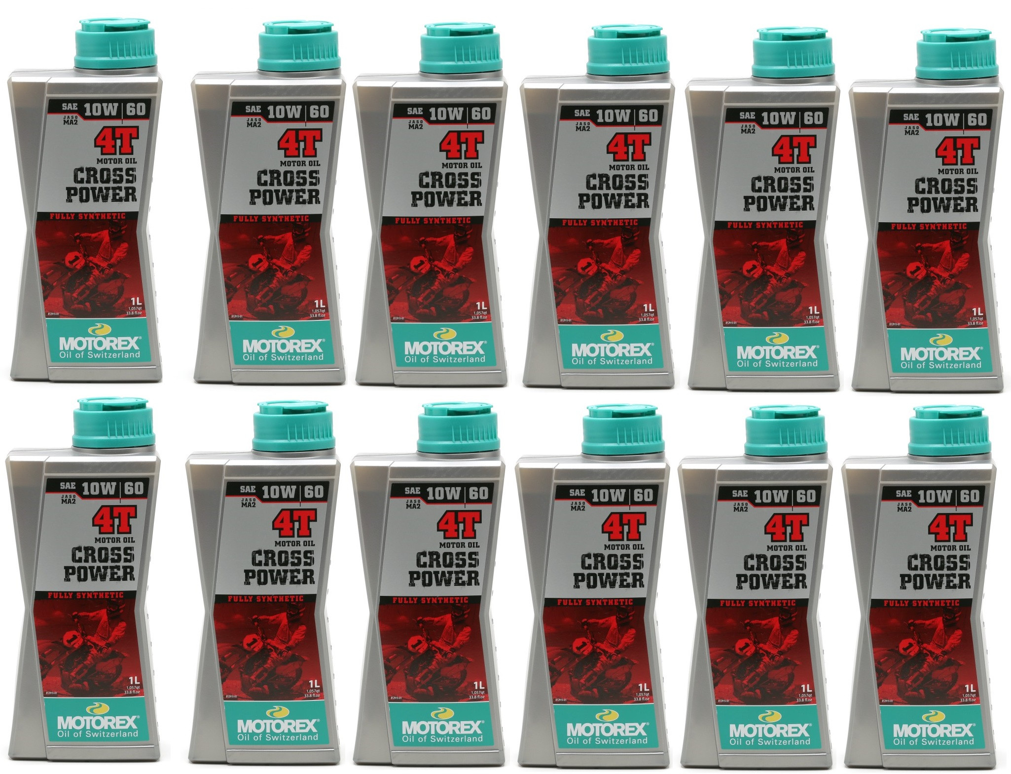 MOTOREX 4T Cross Power SAE 10W-60 Motorrad Motoröl 12x 1l = 12 Liter