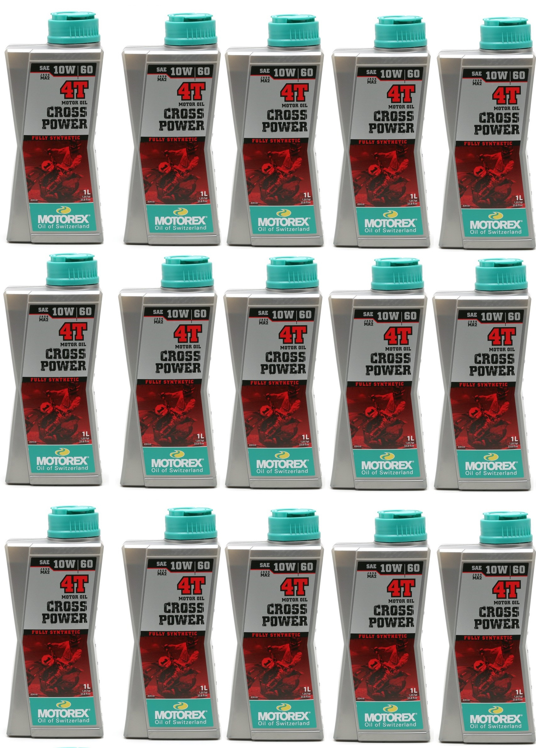 MOTOREX 4T Cross Power SAE 10W-60 Motorrad Motoröl 15x 1l = 15 Liter