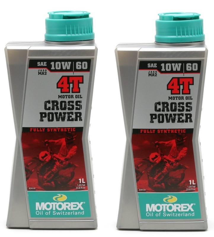 MOTOREX 4T Cross Power SAE 10W-60 Motorrad Motoröl 2x 1l = 2 Liter
