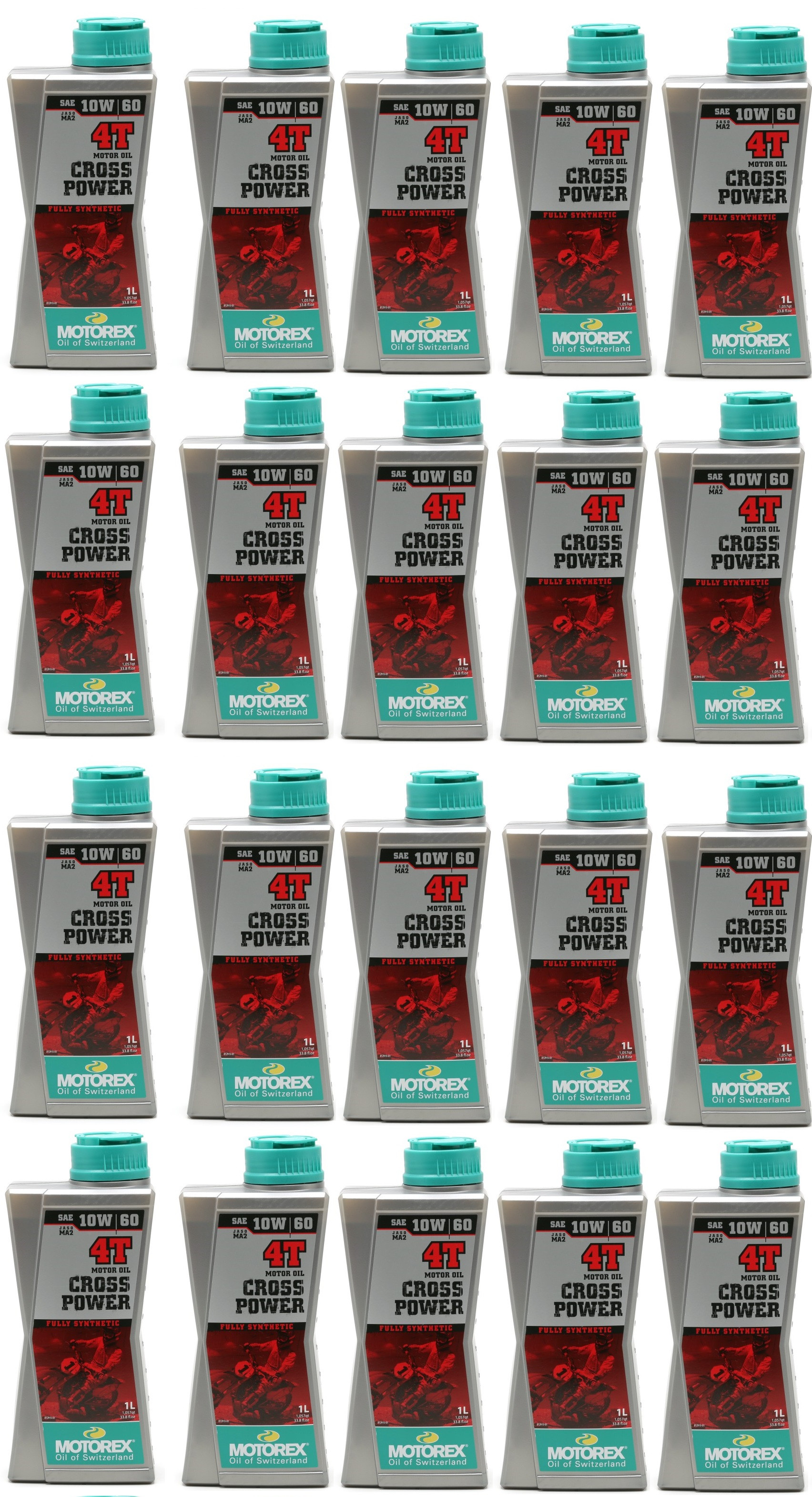 MOTOREX 4T Cross Power SAE 10W-60 Motorrad Motoröl 20x 1l = 20 Liter