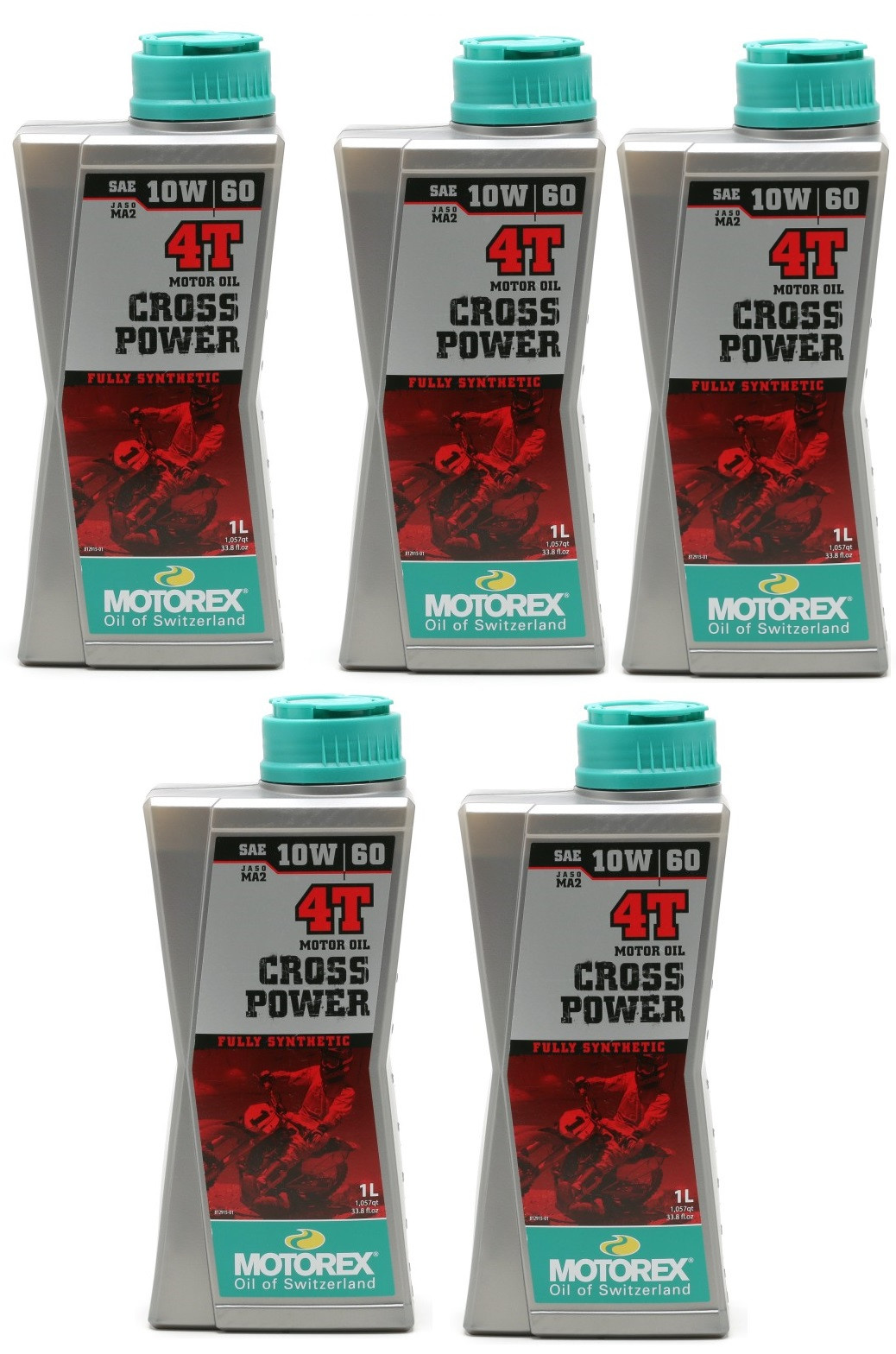 MOTOREX 4T Cross Power SAE 10W-60 Motorrad Motoröl 5x 1l = 5 Liter