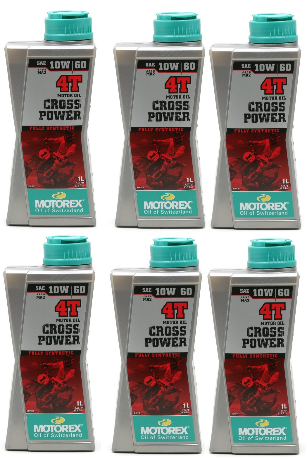 MOTOREX 4T Cross Power SAE 10W-60 Motorrad Motoröl 6x 1l = 6 Liter