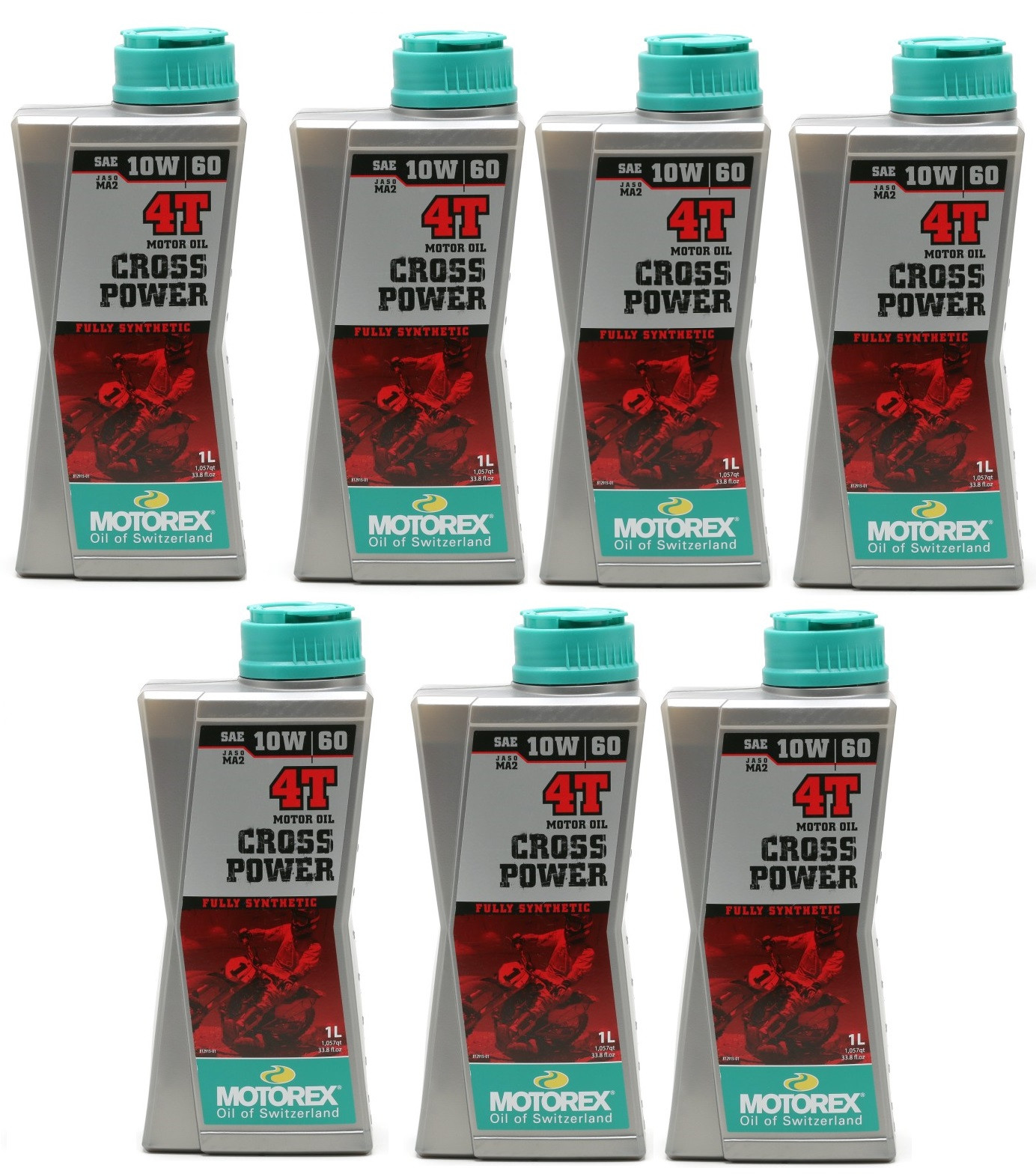 MOTOREX 4T Cross Power SAE 10W-60 Motorrad Motoröl 7x 1l = 7 Liter