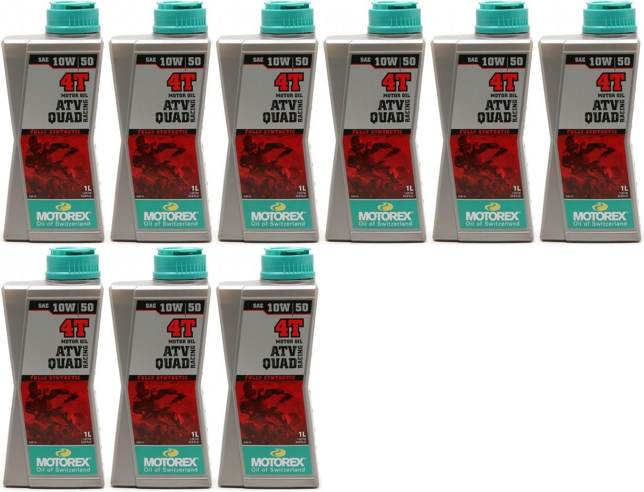 MOTOREX 4T ATV QUAD Racing SAE 10W-50 Motorrad Motoröl 9x 1l = 9 Liter