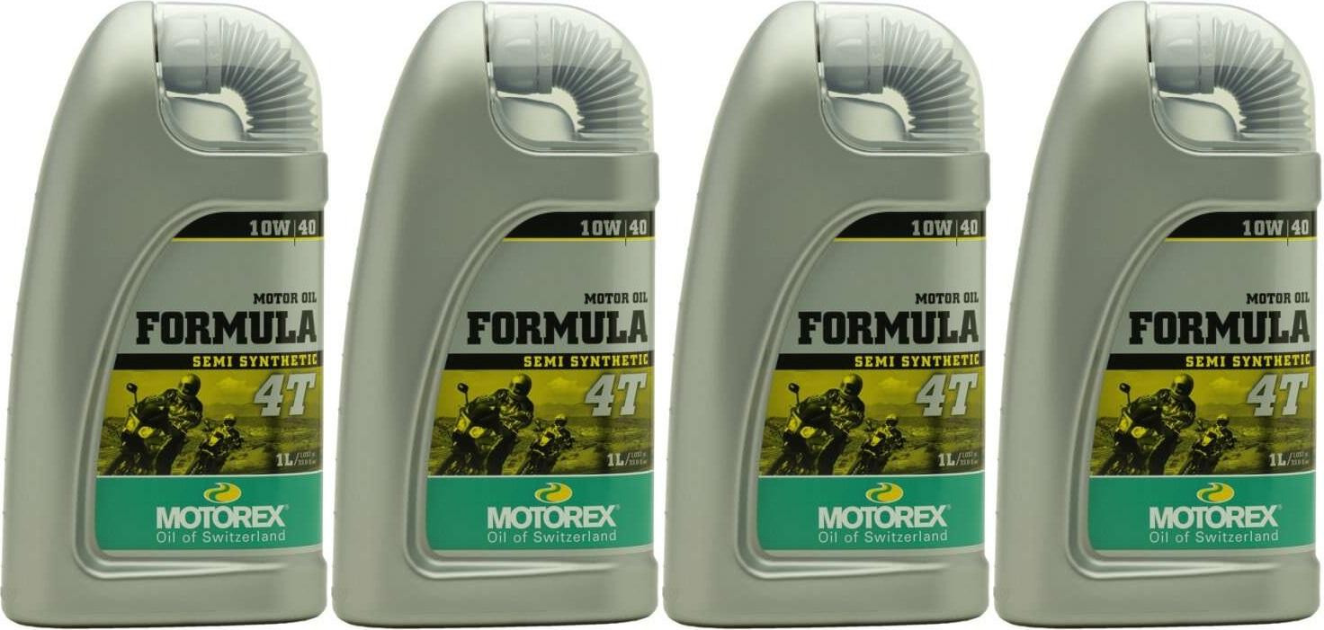 MOTOREX 4T Formula SAE 10W-40 Motorrad Motoröl 4x 1l = 4 Liter