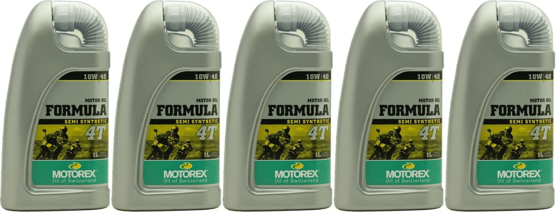 MOTOREX 4T Formula SAE 10W-40 Motorrad Motoröl 5x 1l = 5 Liter