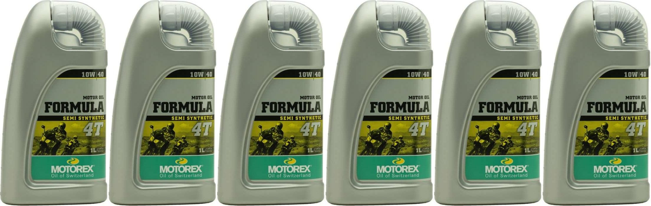 MOTOREX 4T Formula SAE 10W-40 Motorrad Motoröl 6x 1l = 6 Liter