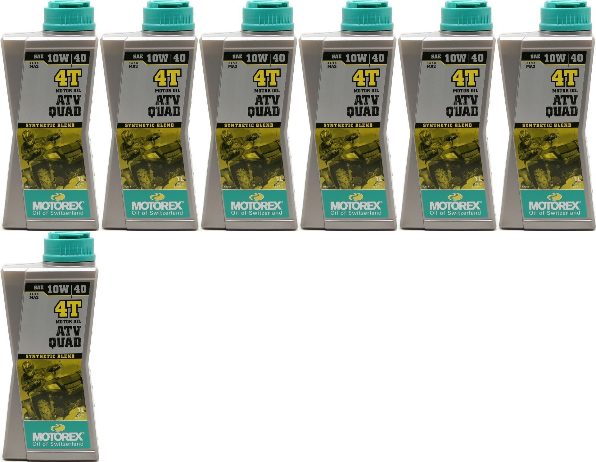 MOTOREX 4T ATV QUAD SAE 10W-40 Motorrad Motoröl 7x 1l = 7 Liter