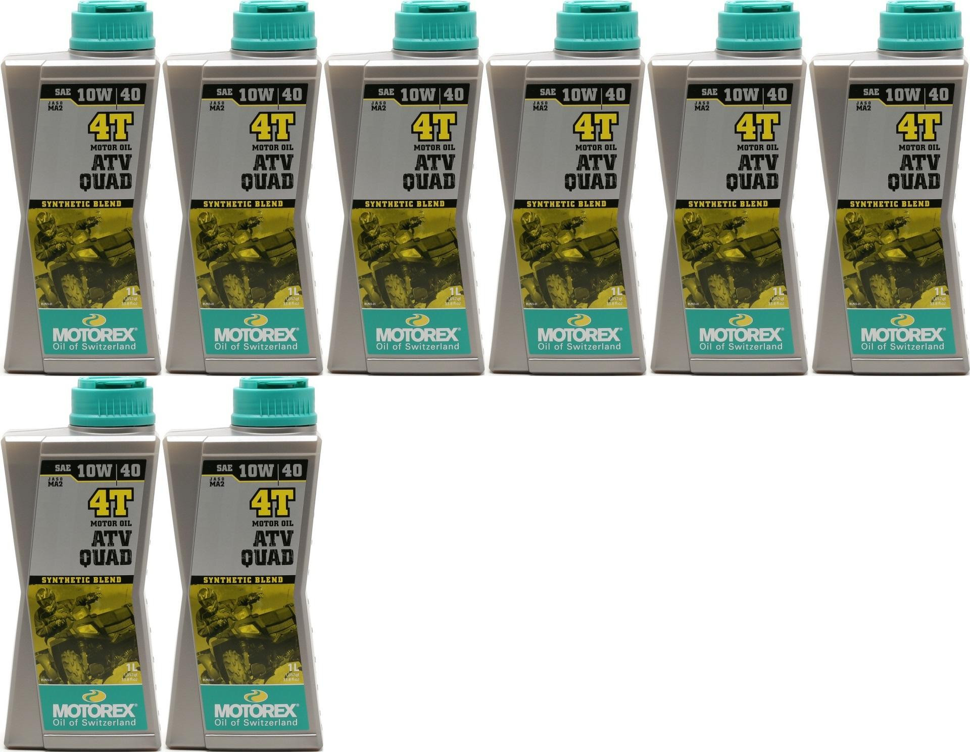 MOTOREX 4T ATV QUAD SAE 10W-40 Motorrad Motoröl 8x 1l = 8 Liter
