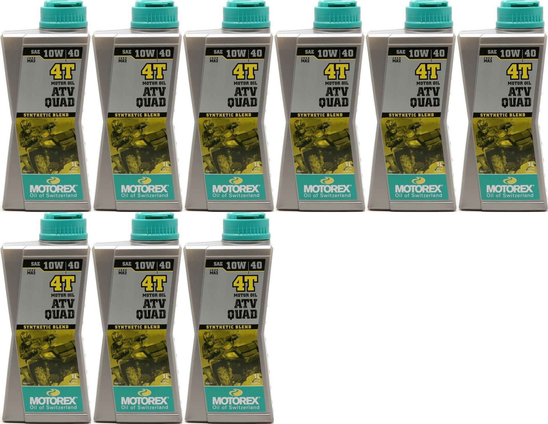 MOTOREX 4T ATV QUAD SAE 10W-40 Motorrad Motoröl 9x 1l = 9 Liter