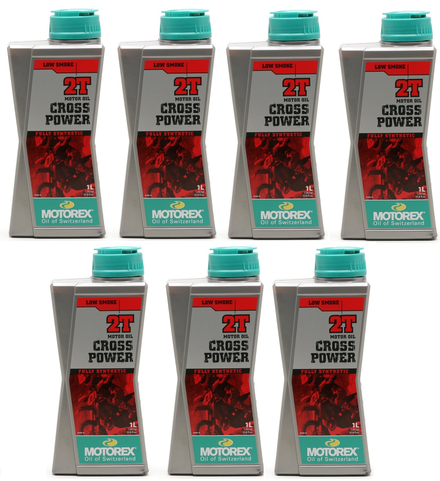 MOTOREX Cross Power 2T vollsynthetisches Motorrad Motoröl 7x 1l = 7 Liter