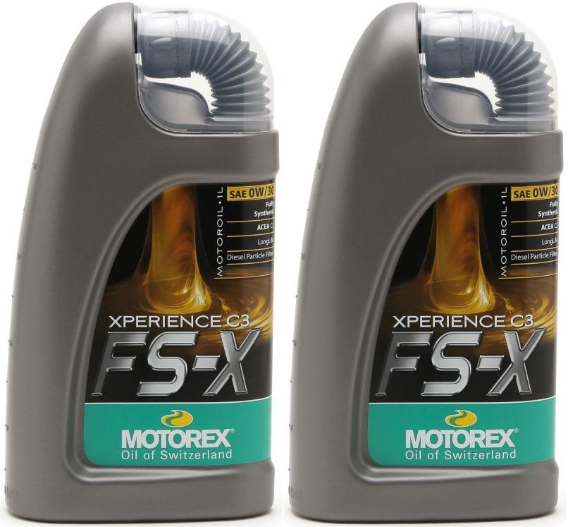 Motorex Xperience C3 FS-X SAE 0W-30 Motoröl 2x 1l = 2 Liter