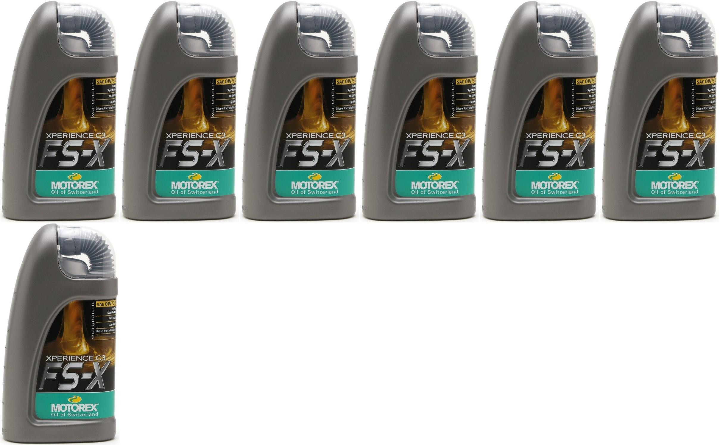 Motorex Xperience C3 FS-X SAE 0W-30 Motoröl 7x 1l = 7 Liter