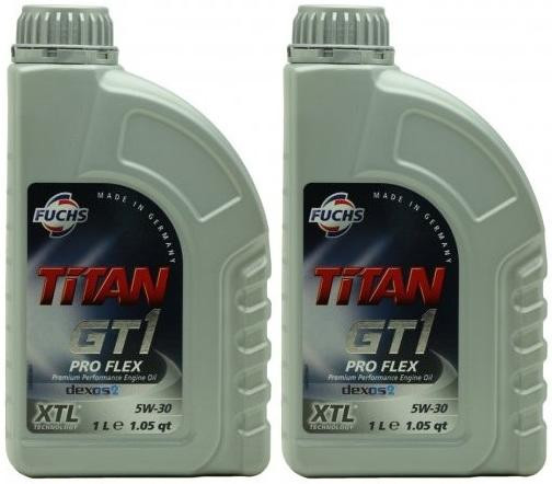 FUCHS TITAN GT1 PRO FLEX 23 SAE 5W-30 Motoröl 2x 1l = 2 Liter