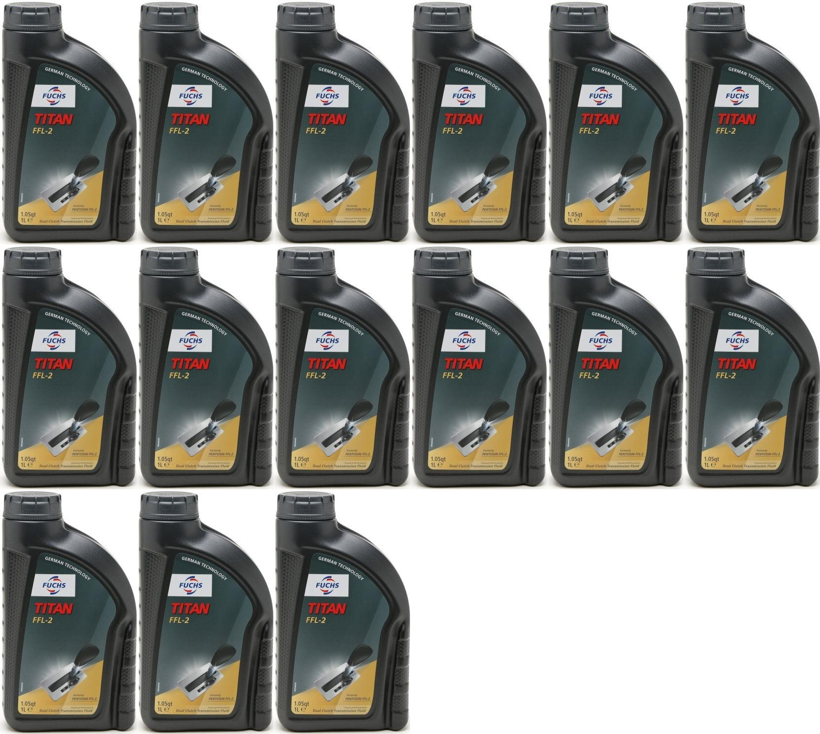 FUCHS Titan FFL-2 Doppelkupplungsgetriebeöl 15x 1l = 15 Liter