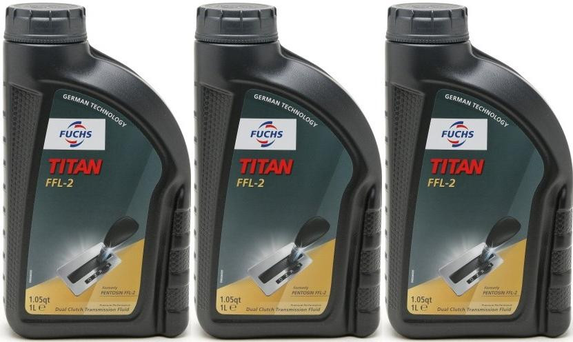 FUCHS Titan FFL-2 Doppelkupplungsgetriebeöl 3x 1l = 3 Liter