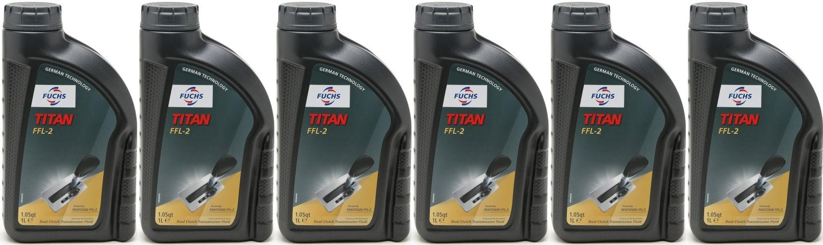FUCHS Titan FFL-2 Doppelkupplungsgetriebeöl 6x 1l = 6 Liter