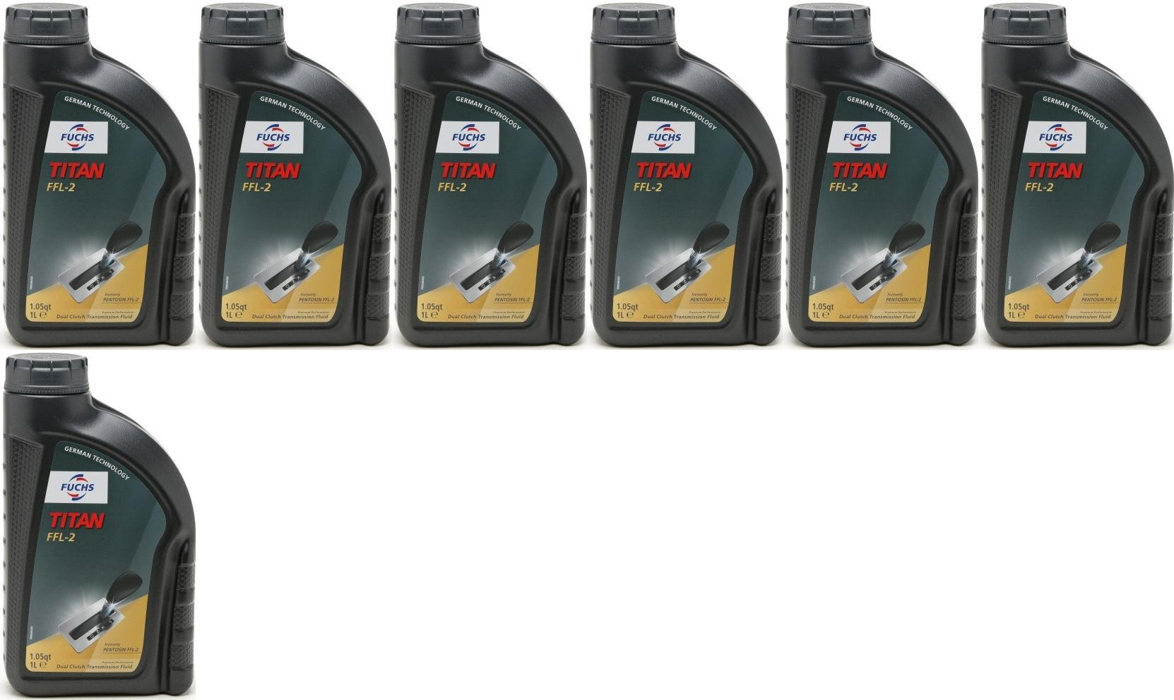 FUCHS Titan FFL-2 Doppelkupplungsgetriebeöl 7x 1l = 7 Liter