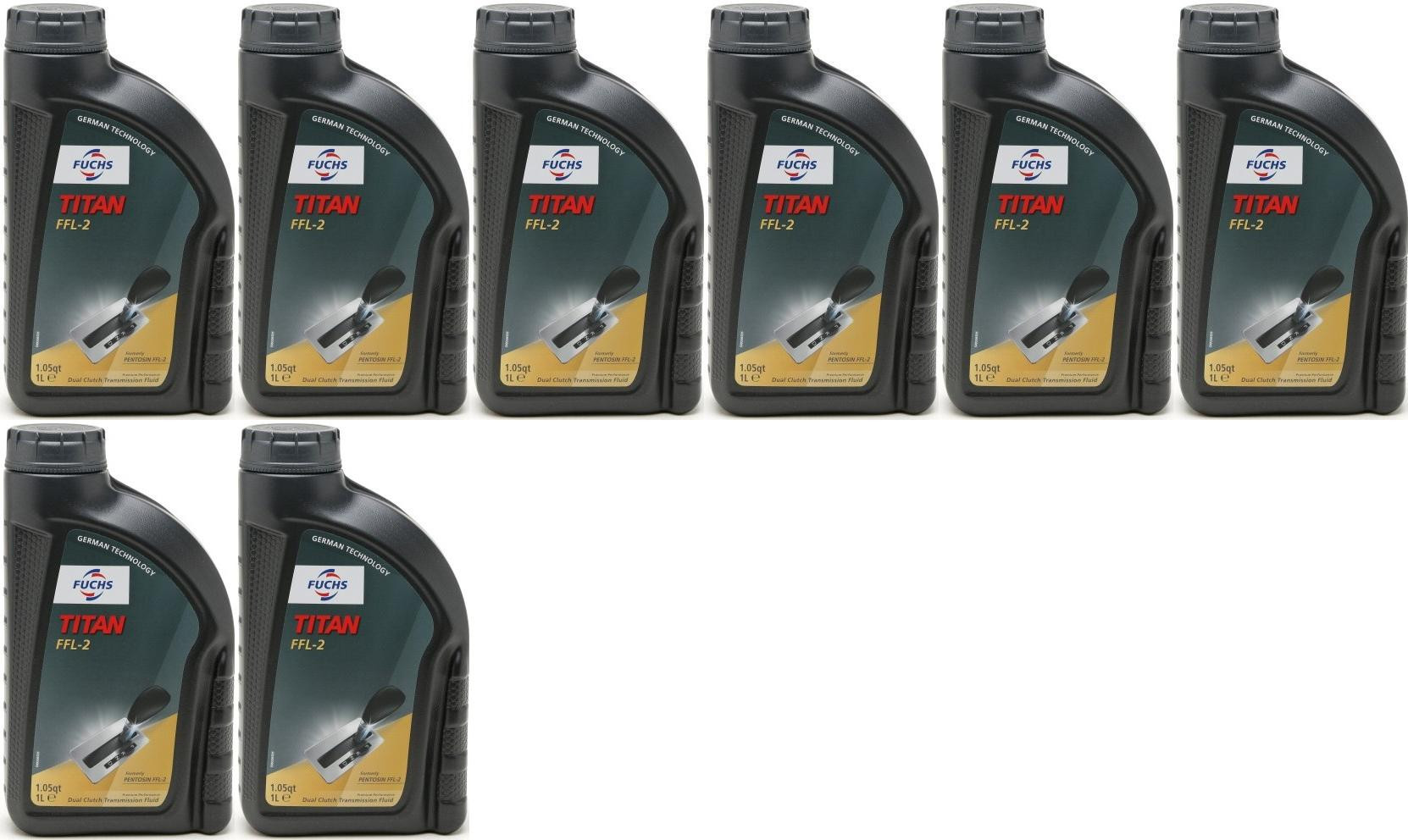FUCHS Titan FFL-2 Doppelkupplungsgetriebeöl 8x 1l = 8 Liter