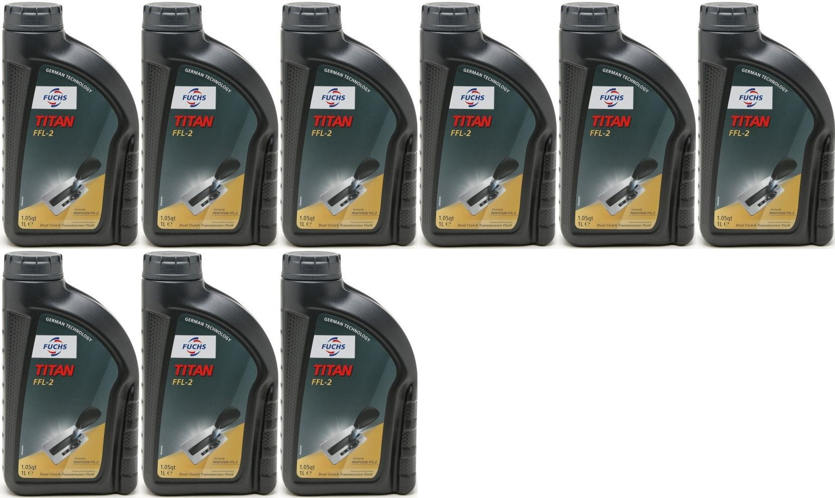 FUCHS Titan FFL-2 Doppelkupplungsgetriebeöl 9x 1l = 9 Liter