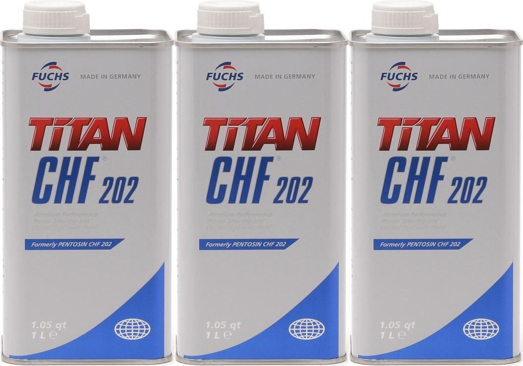 FUCHS TITAN (ex.Pentosin) CHF 202 Hydrauliköl 3x 1l = 3 Liter