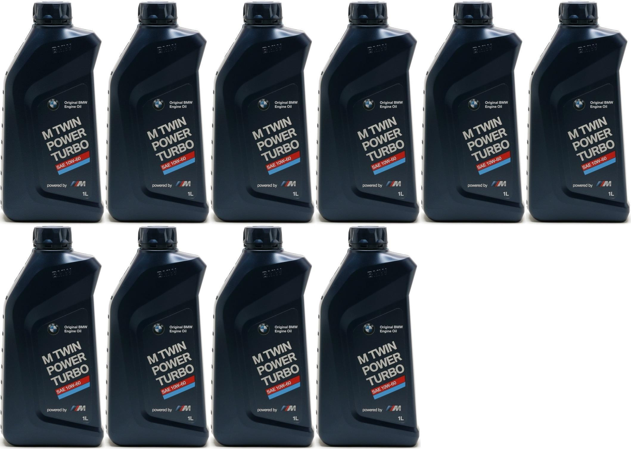 Original BMW M Twin Power Turbo 10W-60 Motoröl 10x 1l = 10 Liter