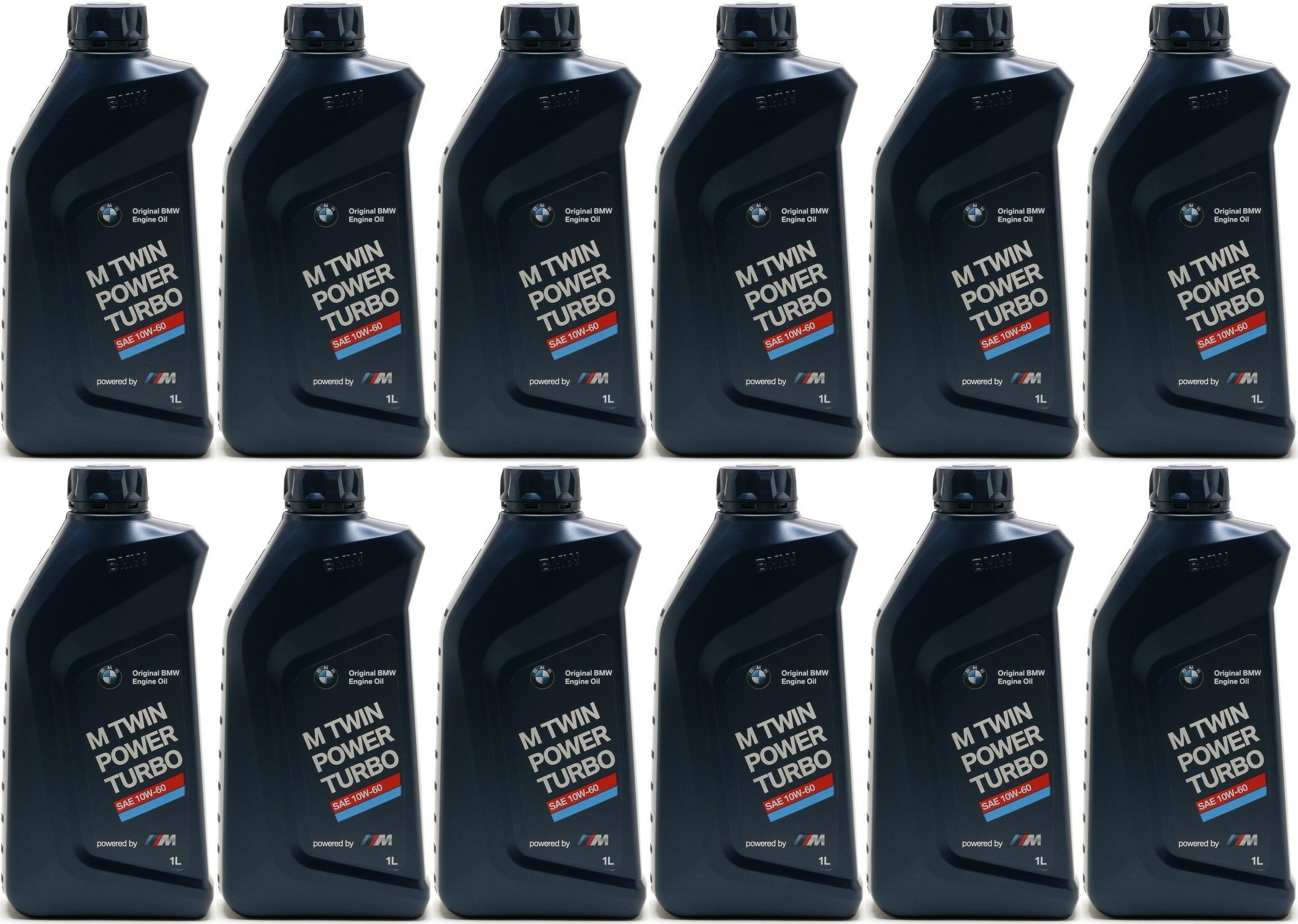 Original BMW M Twin Power Turbo 10W-60 Motoröl 12x 1l = 12 Liter