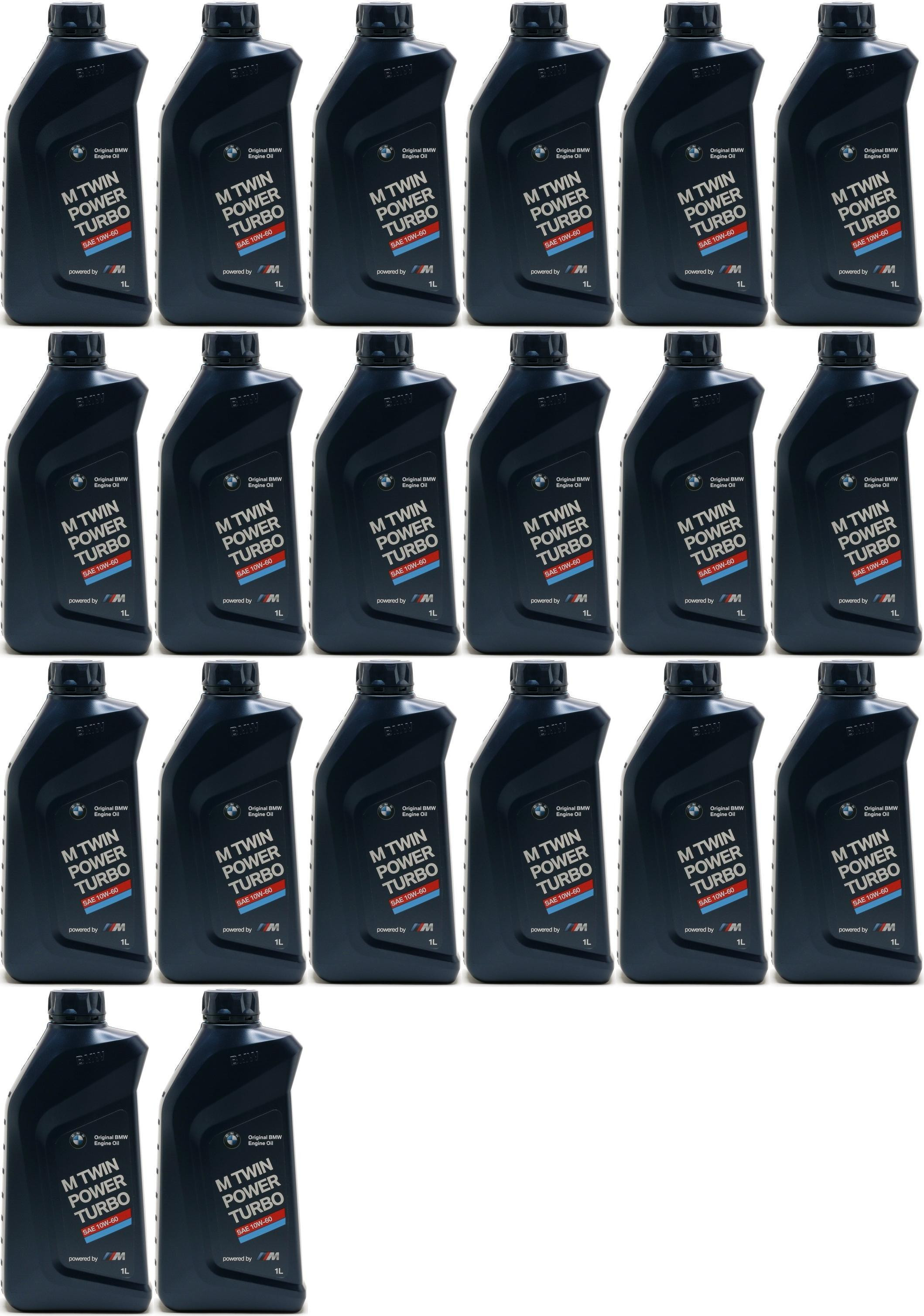 Original BMW M Twin Power Turbo 10W-60 Motoröl 20x 1l = 20 Liter