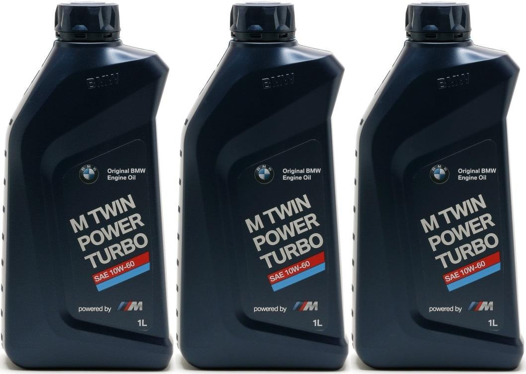 Original BMW M Twin Power Turbo 10W-60 Motoröl 3x 1l = 3 Liter