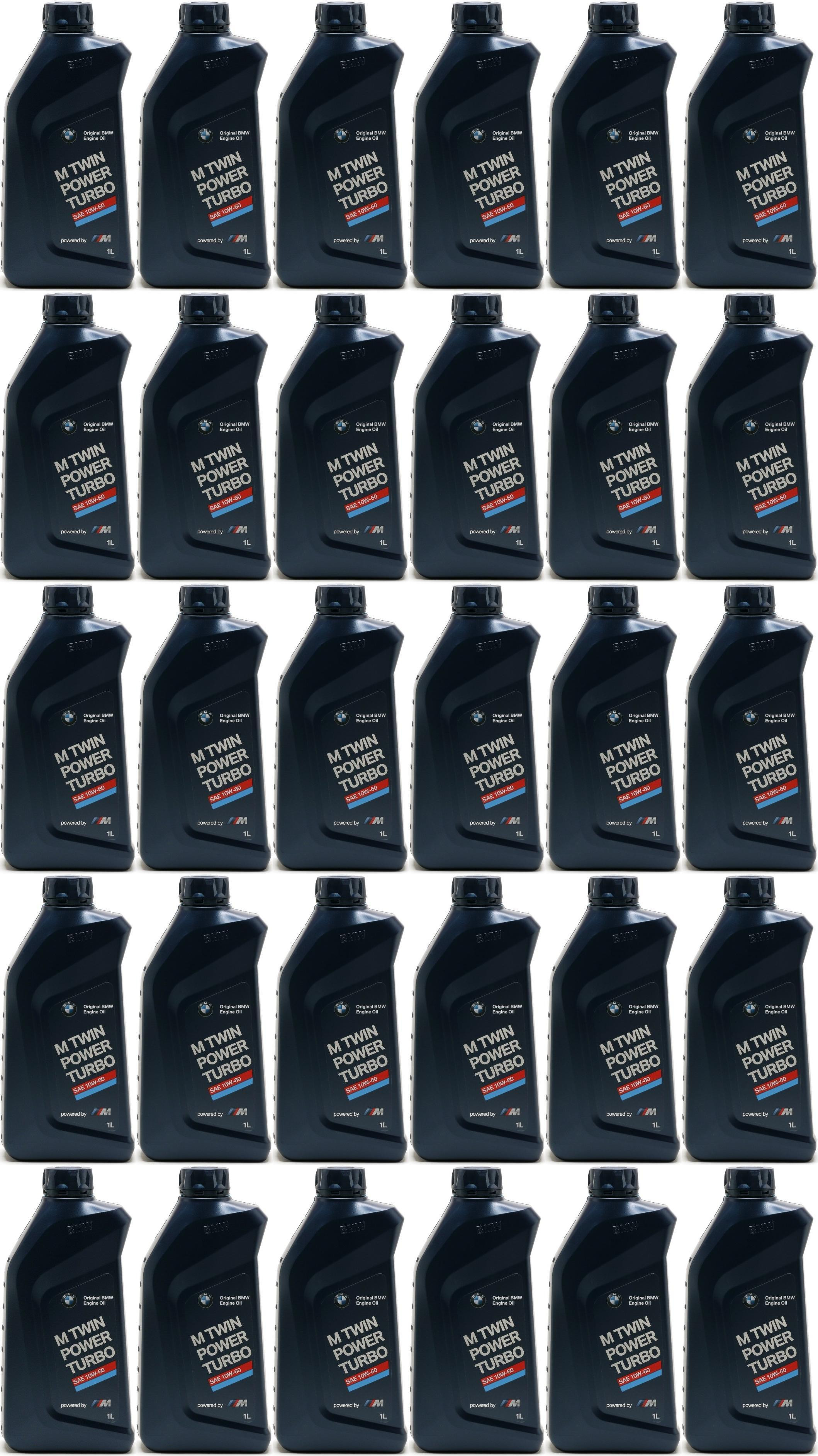 Original BMW M Twin Power Turbo 10W-60 Motoröl 30x 1l = 30 Liter