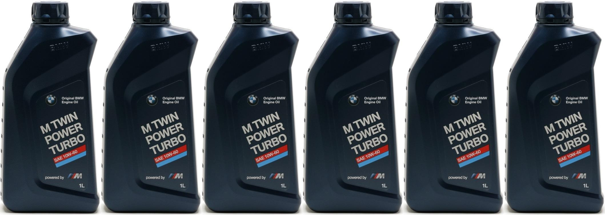 Original BMW M Twin Power Turbo 10W-60 Motoröl 6x 1l = 6 Liter