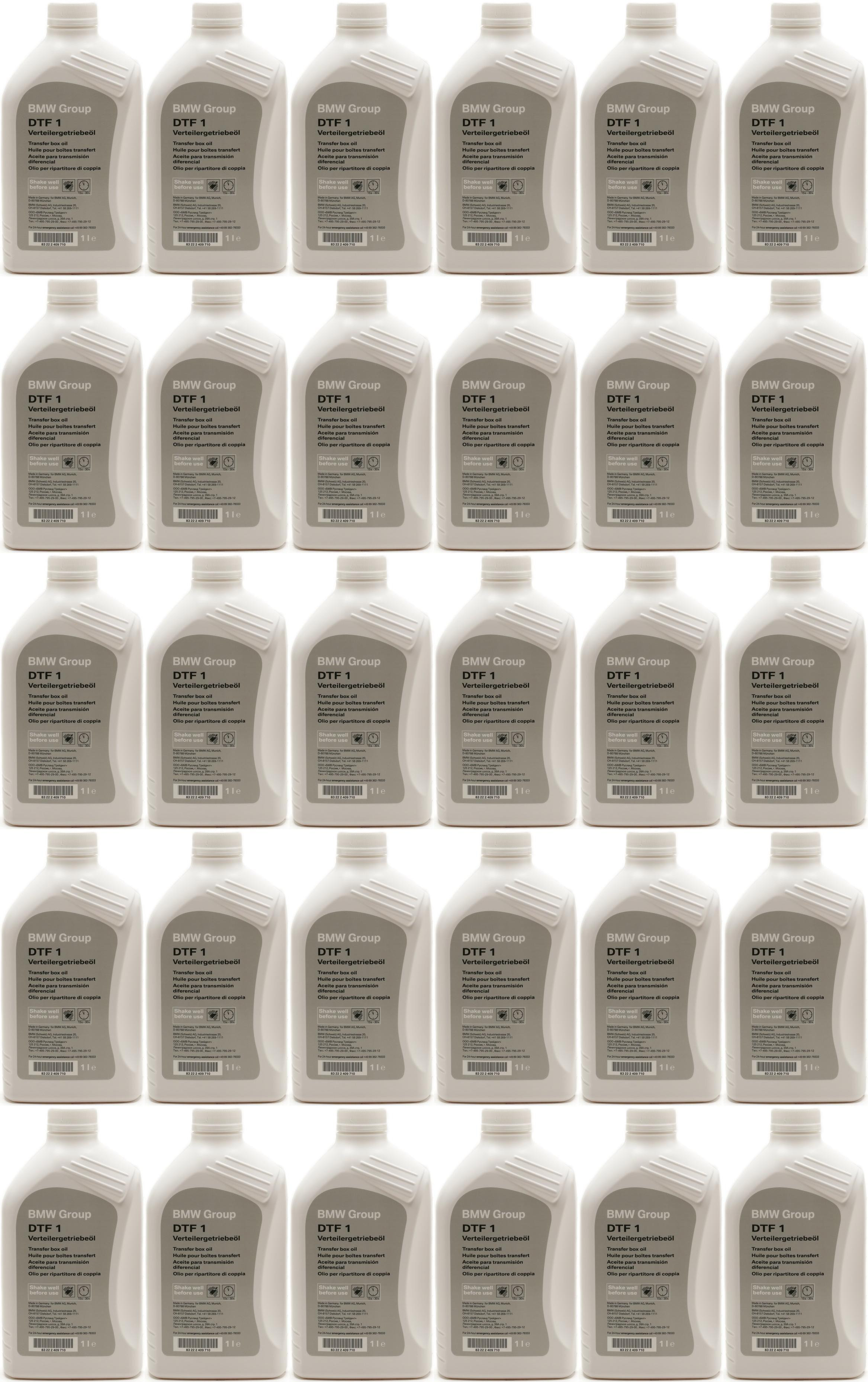 Original BMW Getriebeöl Verteilergetriebeöl DTF 1 xDrive 1 Liter 30x 1l=30 Liter