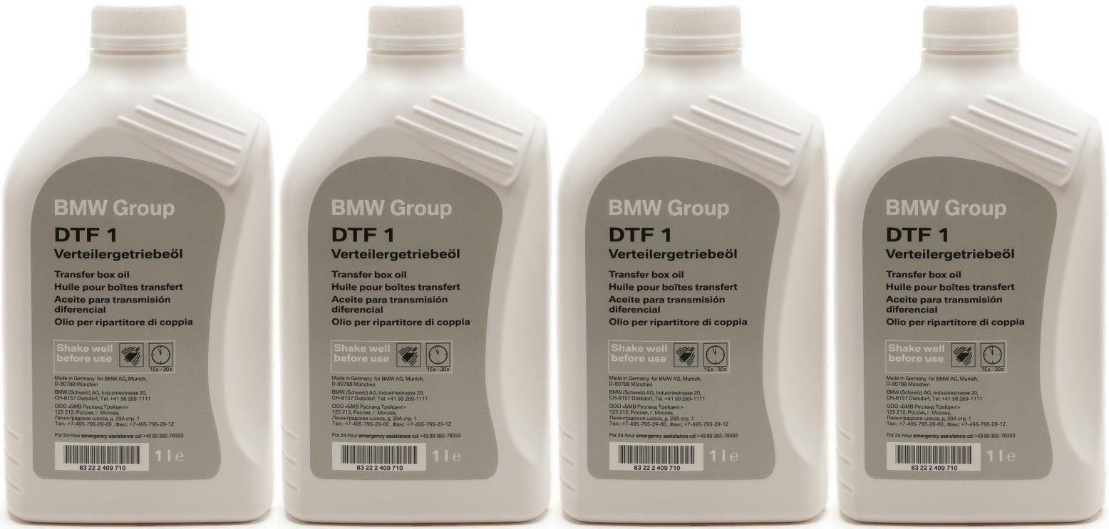 Original BMW Getriebeöl Verteilergetriebeöl DTF 1 xDrive 1 Liter 4x 1l = 4 Liter